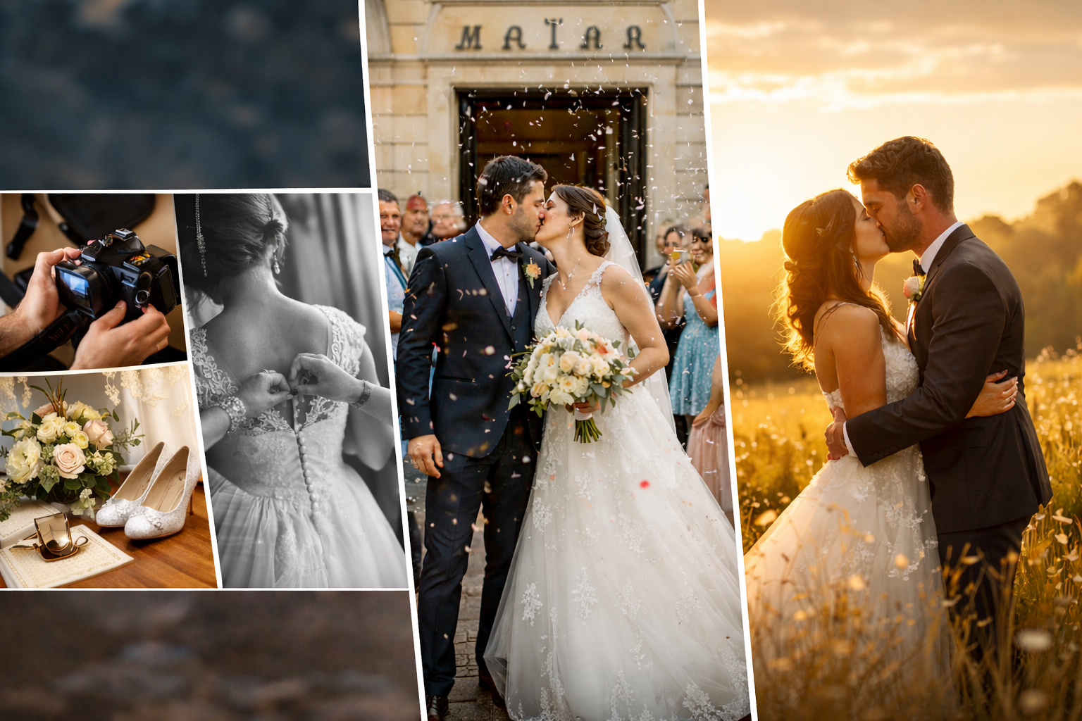 La journée d'un photographe de mariage