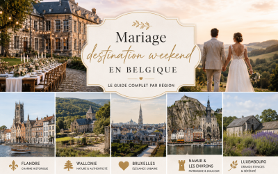 Mariage destination weekend en Belgique — le guide complet par région